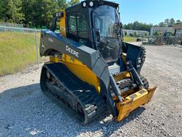 2021 John Deere 333G Compact Track Loader, 390 Hours, High Flow Hydraulics, Ride Control