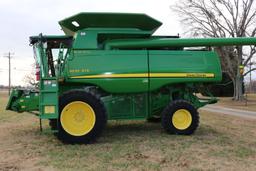 2008 John Deere 9570 STS Combine  Front Duals  Premium Cab  1,704 Sep Hours  Clean & Field-Ready