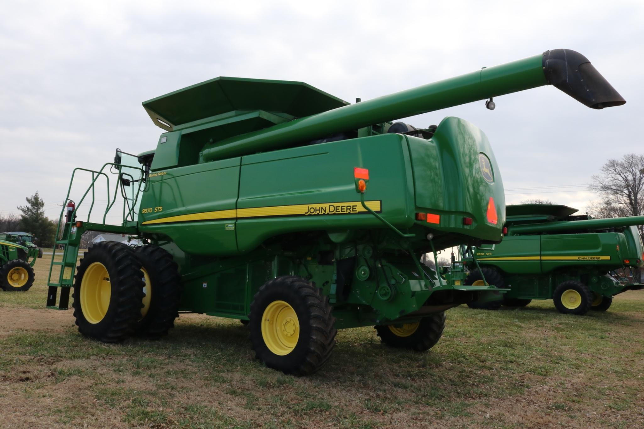 2008 John Deere 9570 STS Combine  Front Duals  Premium Cab  1,704 Sep Hours  Clean & Field-Ready