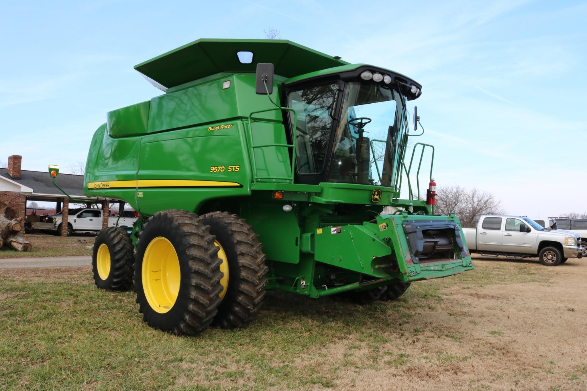 2008 John Deere 9570 STS Combine  Front Duals  Premium Cab  1,704 Sep Hours  Clean & Field-Ready