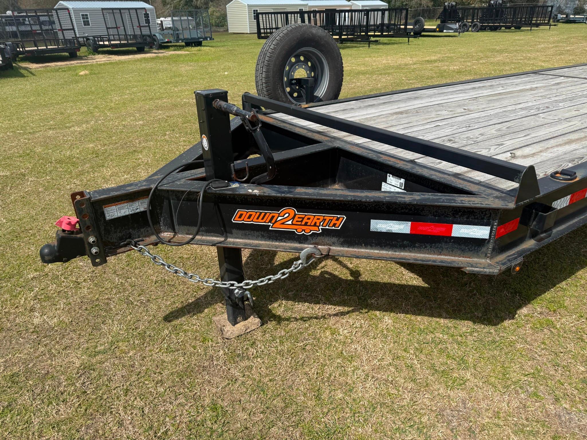 2022 Down2Earth 82in x 36ft Two-Car Hauler