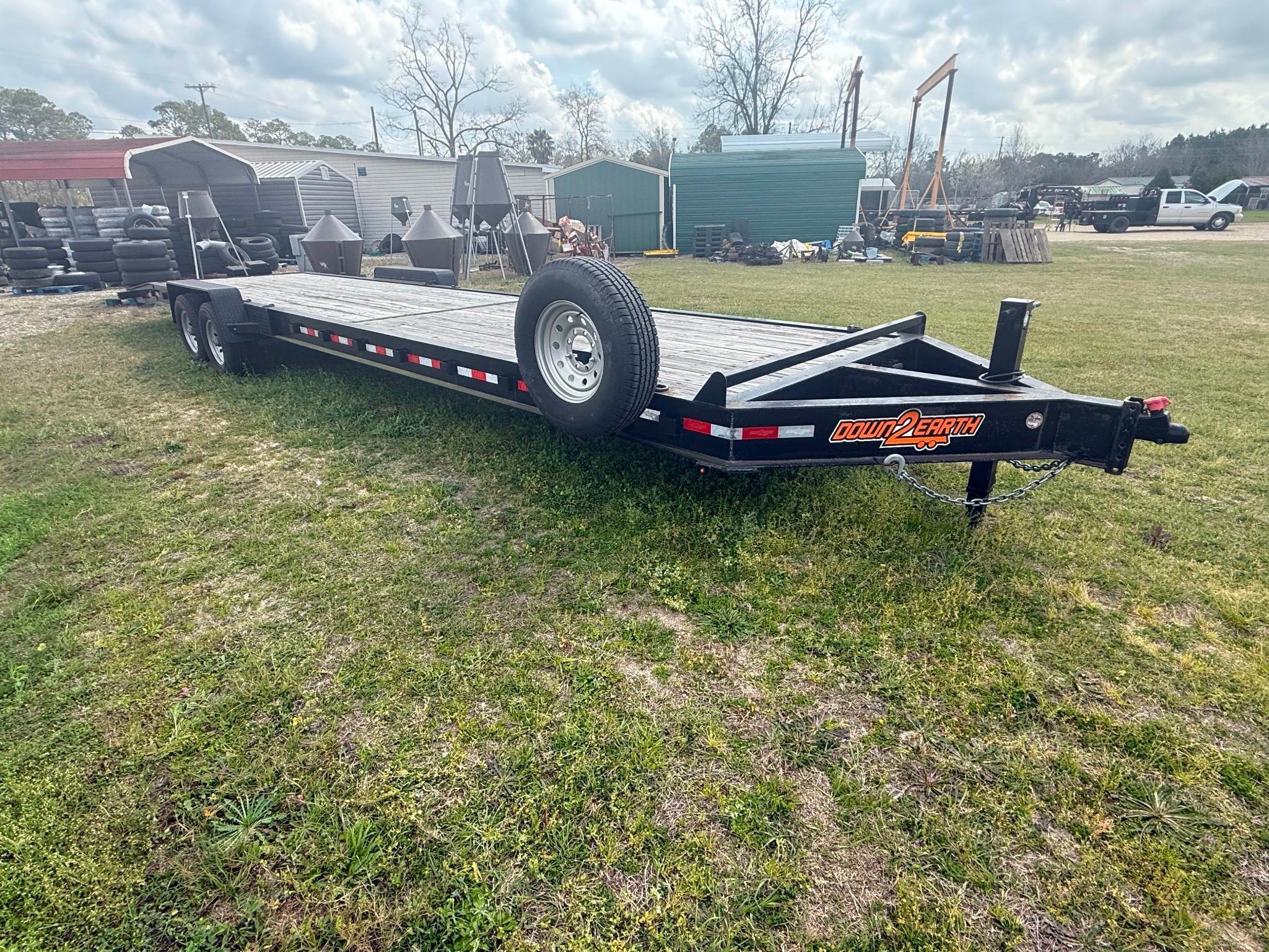 2022 Down2Earth 82in x 34ft Two-Car Hauler