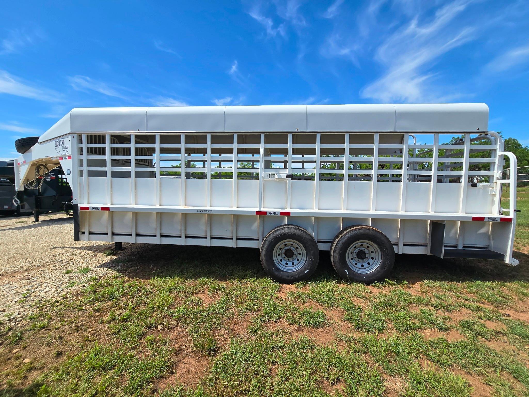 2023 Big Bend 20FT x 6.5FT Stock Combo Trailer - Heavy-Duty Livestock and Versatile Hauling Solut...