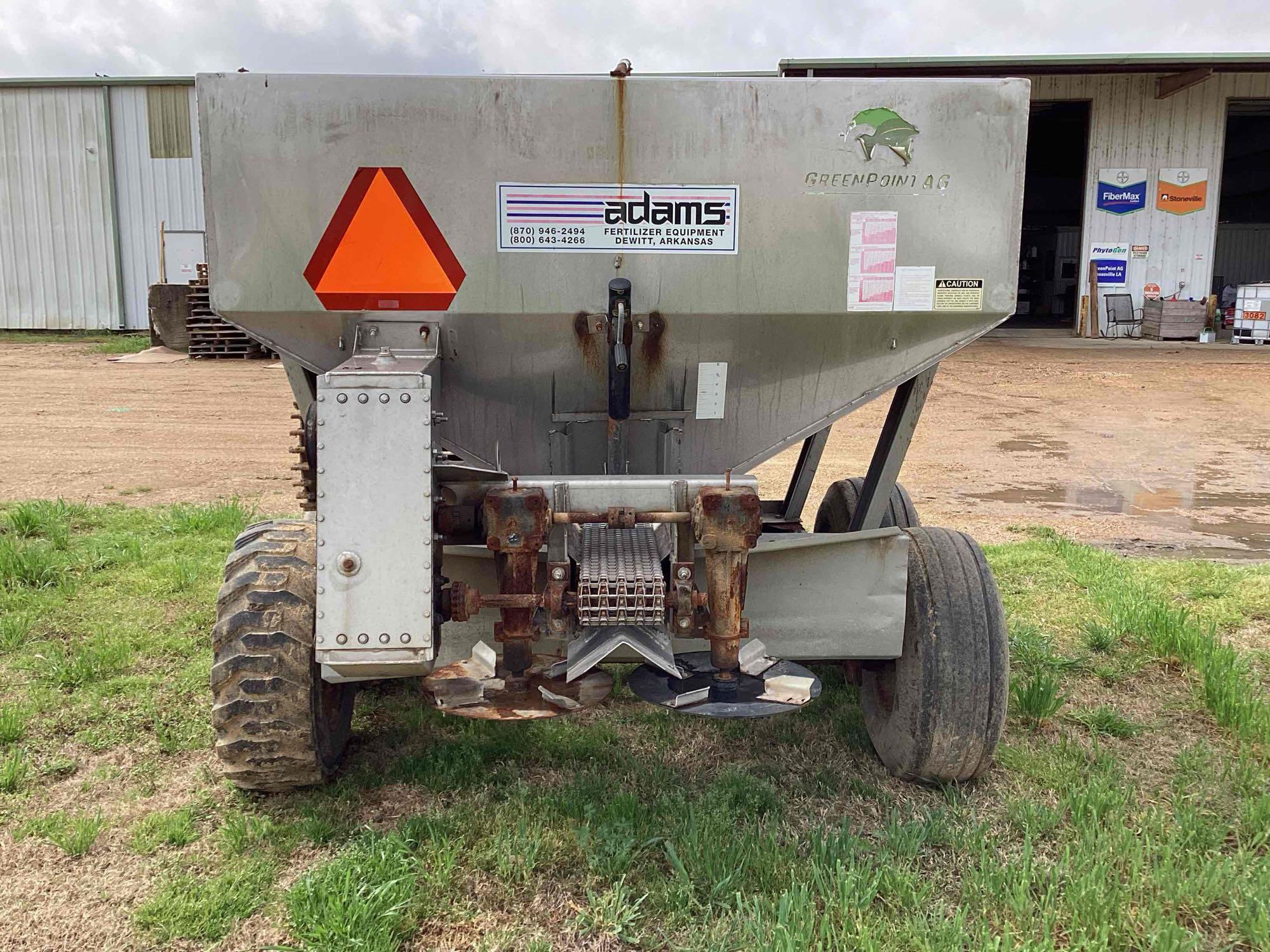 Adams 5-Ton Ground-Driven Fertilizer Spreader  Reliable & Field-Ready