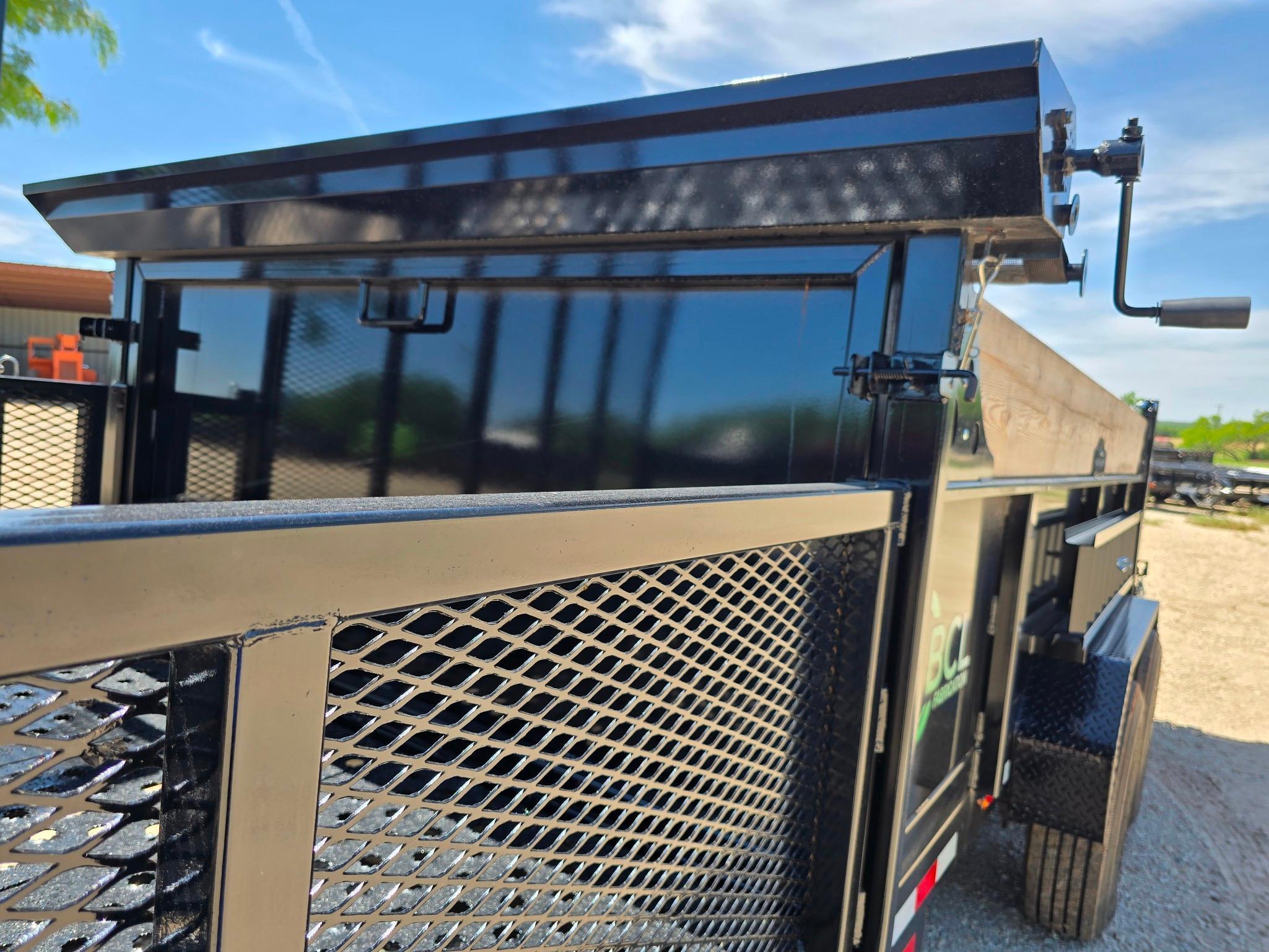 2024 BCL Fabrication Landscape Dump Trailer - Heavy-Duty Utility Trailer for Mulch Debris Hauling