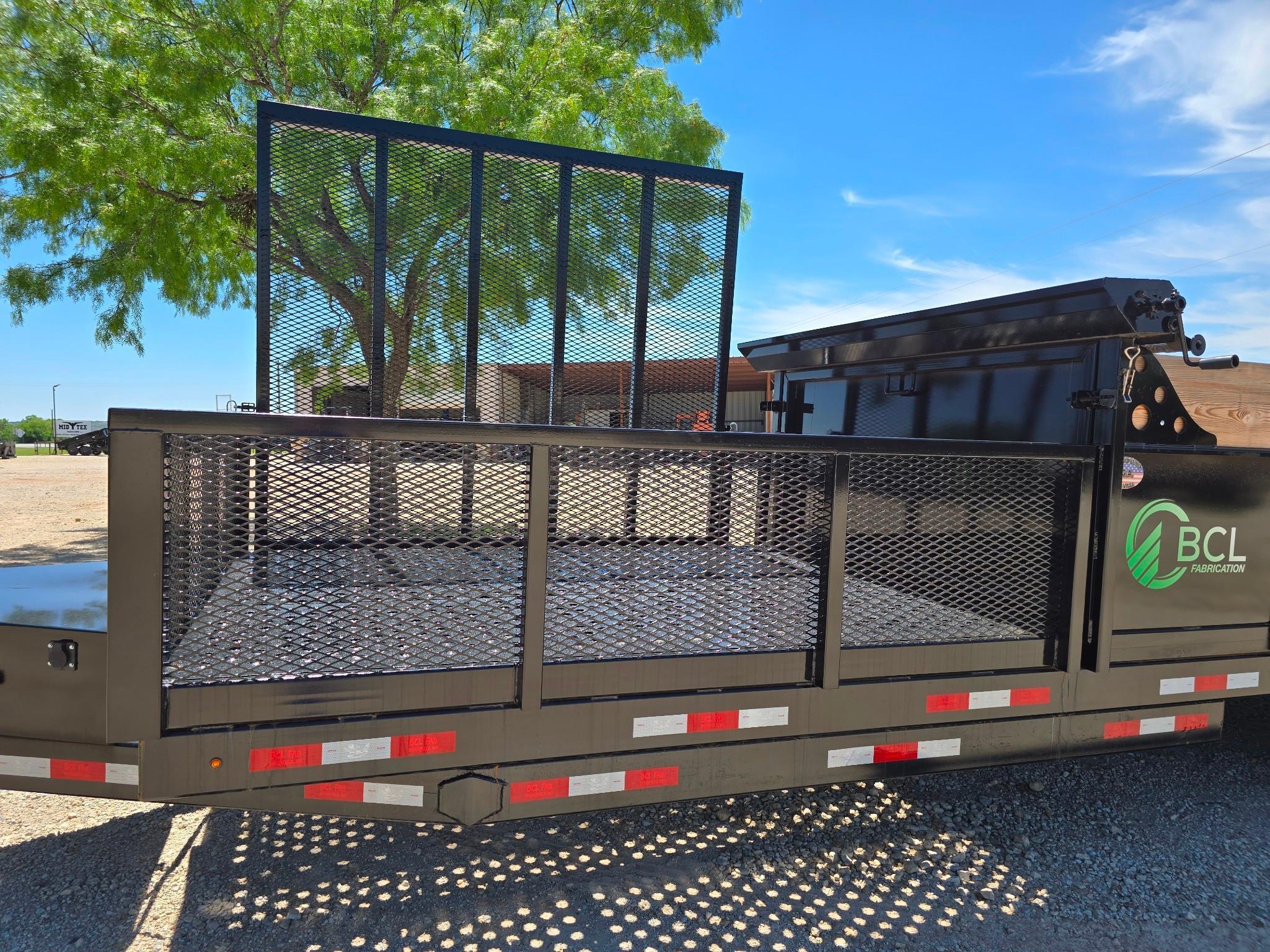 2024 BCL Fabrication Landscape Dump Trailer - Heavy-Duty Utility Trailer for Mulch Debris Hauling