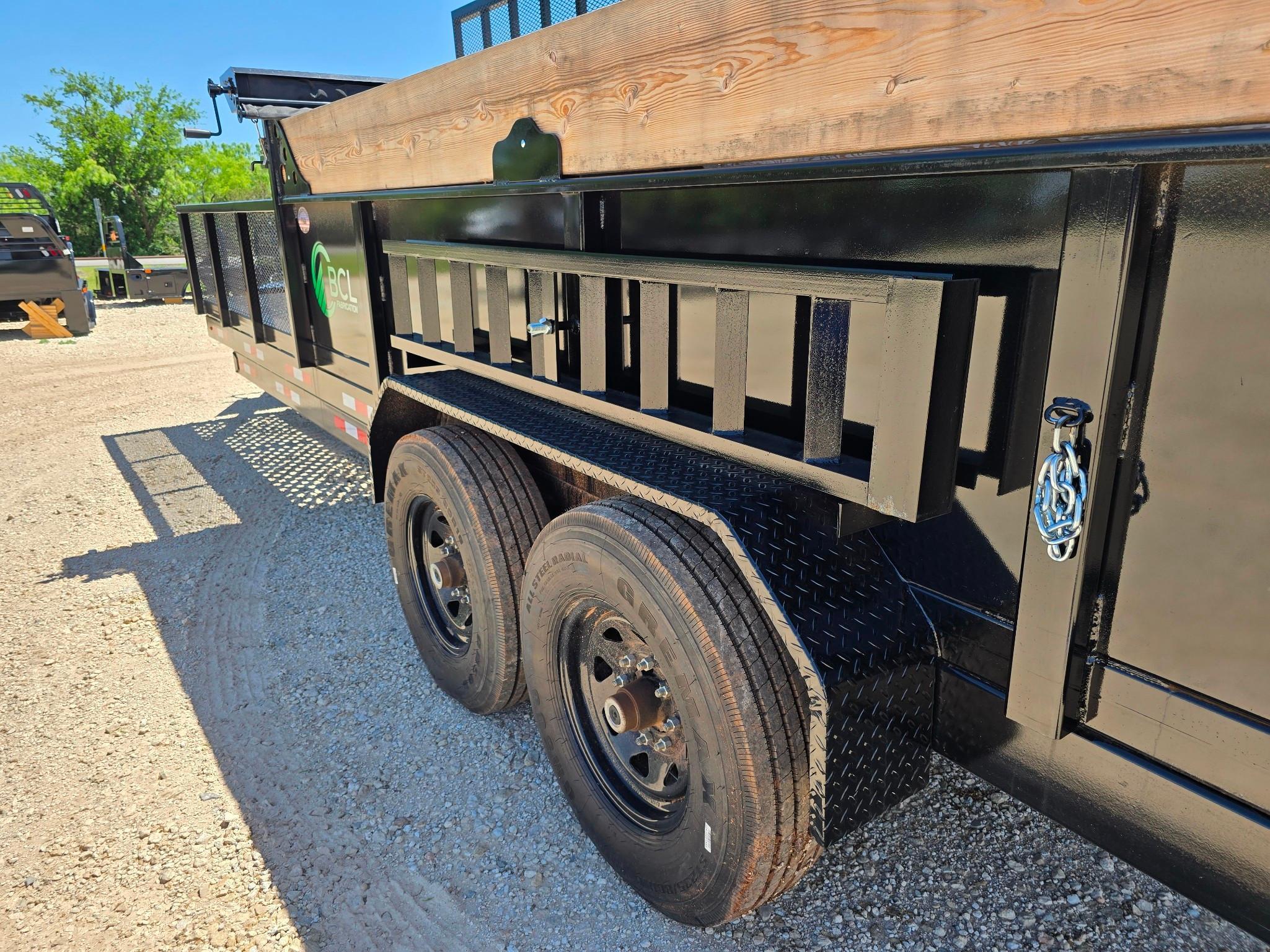 2024 BCL Fabrication Landscape Dump Trailer - Heavy-Duty Utility Trailer for Mulch Debris Hauling