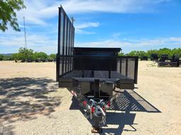 2024 BCL Fabrication Landscape Dump Trailer - Heavy-Duty Utility Trailer for Mulch Debris Hauling