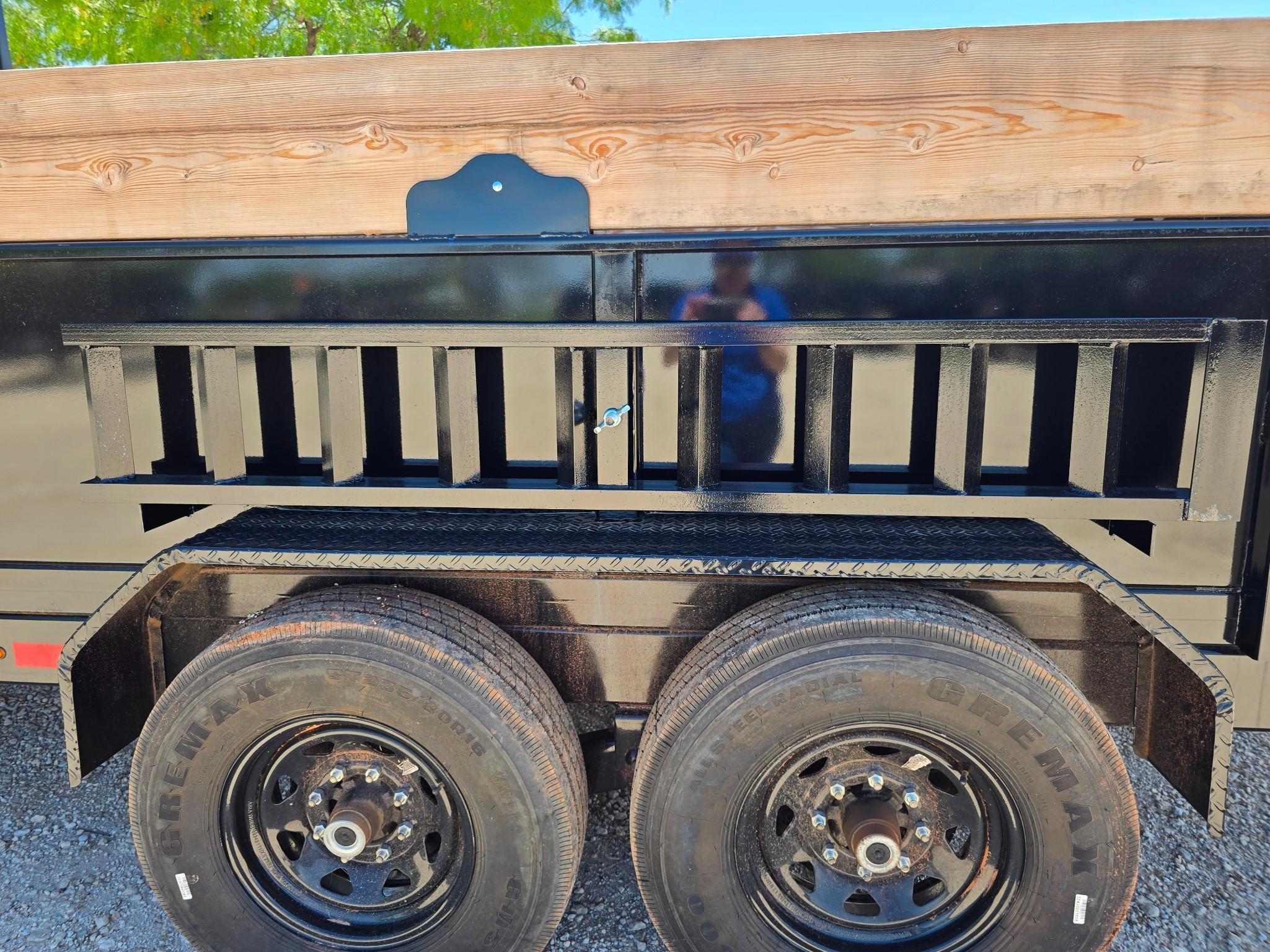 2024 BCL Fabrication Landscape Dump Trailer - Heavy-Duty Utility Trailer for Mulch Debris Hauling