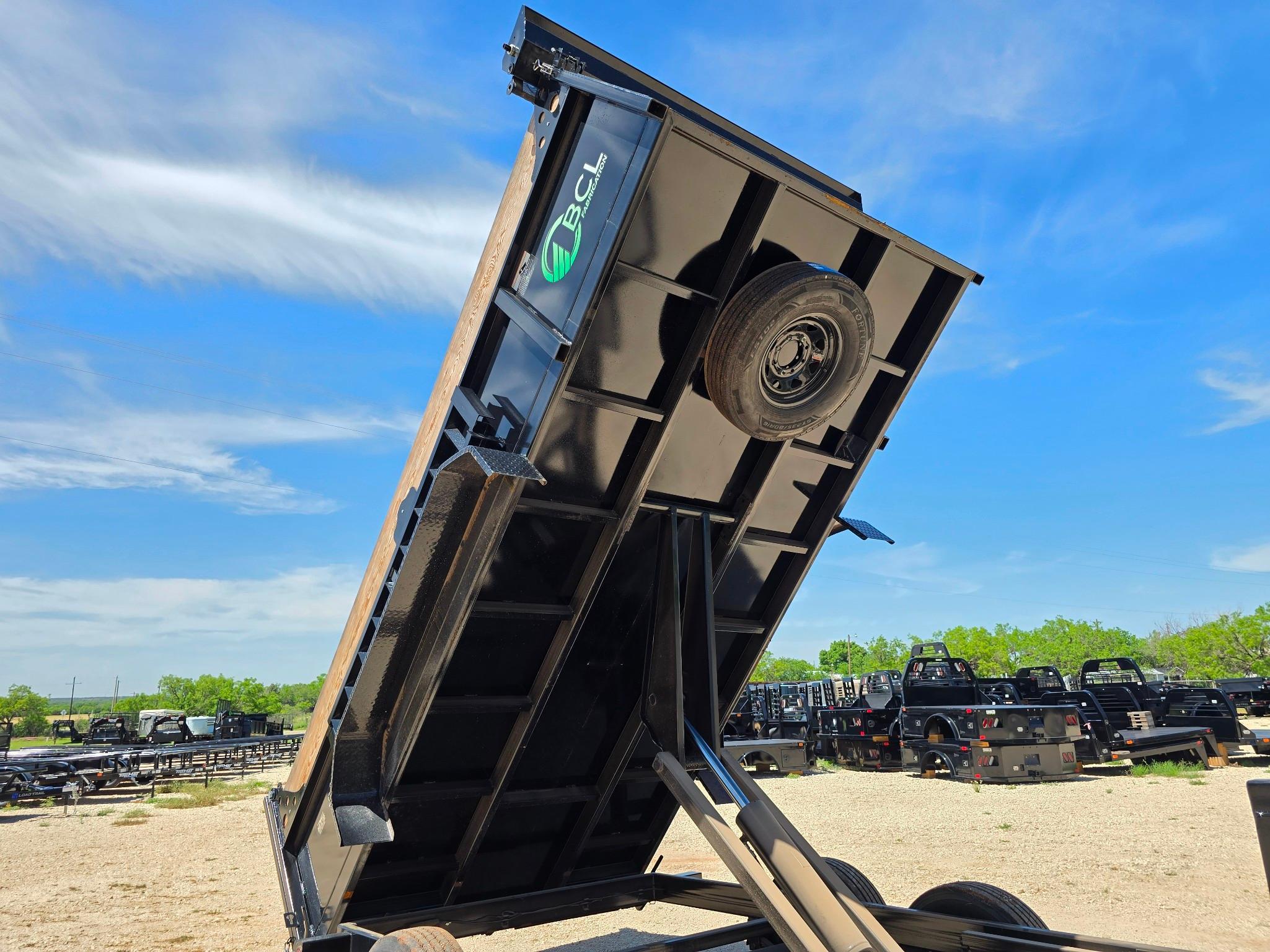 2024 BCL Fabrication Landscape Dump Trailer - Heavy-Duty Utility Trailer for Mulch Debris Hauling