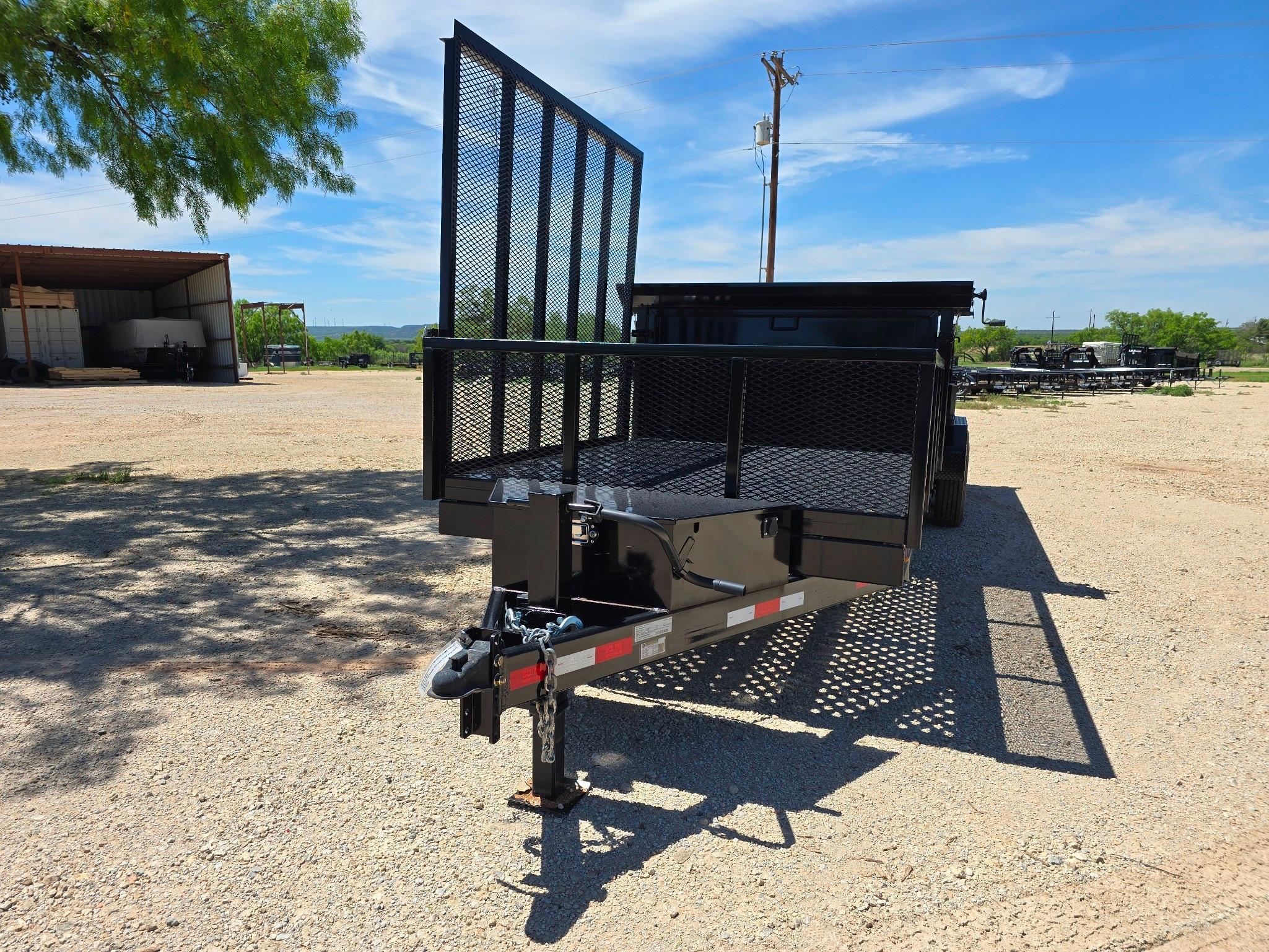 2024 BCL Fabrication Landscape Dump Trailer - Heavy-Duty Utility Trailer for Mulch Debris Hauling