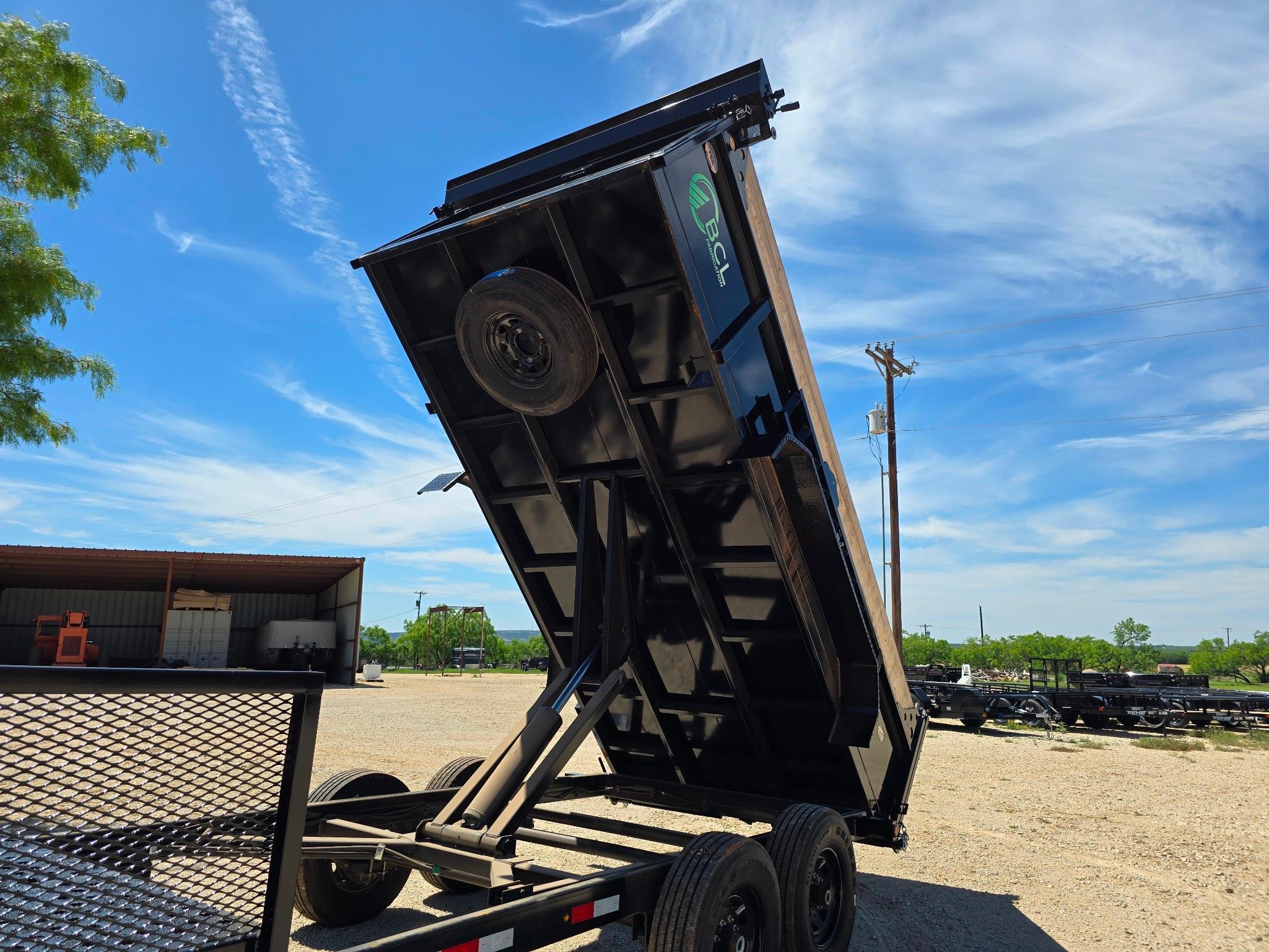 2024 BCL Fabrication Landscape Dump Trailer - Heavy-Duty Utility Trailer for Mulch Debris Hauling