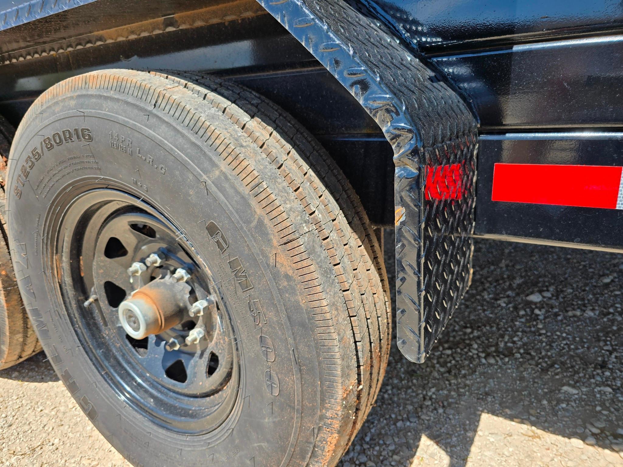 2024 BCL Fabrication Landscape Dump Trailer - Heavy-Duty Utility Trailer for Mulch Debris Hauling