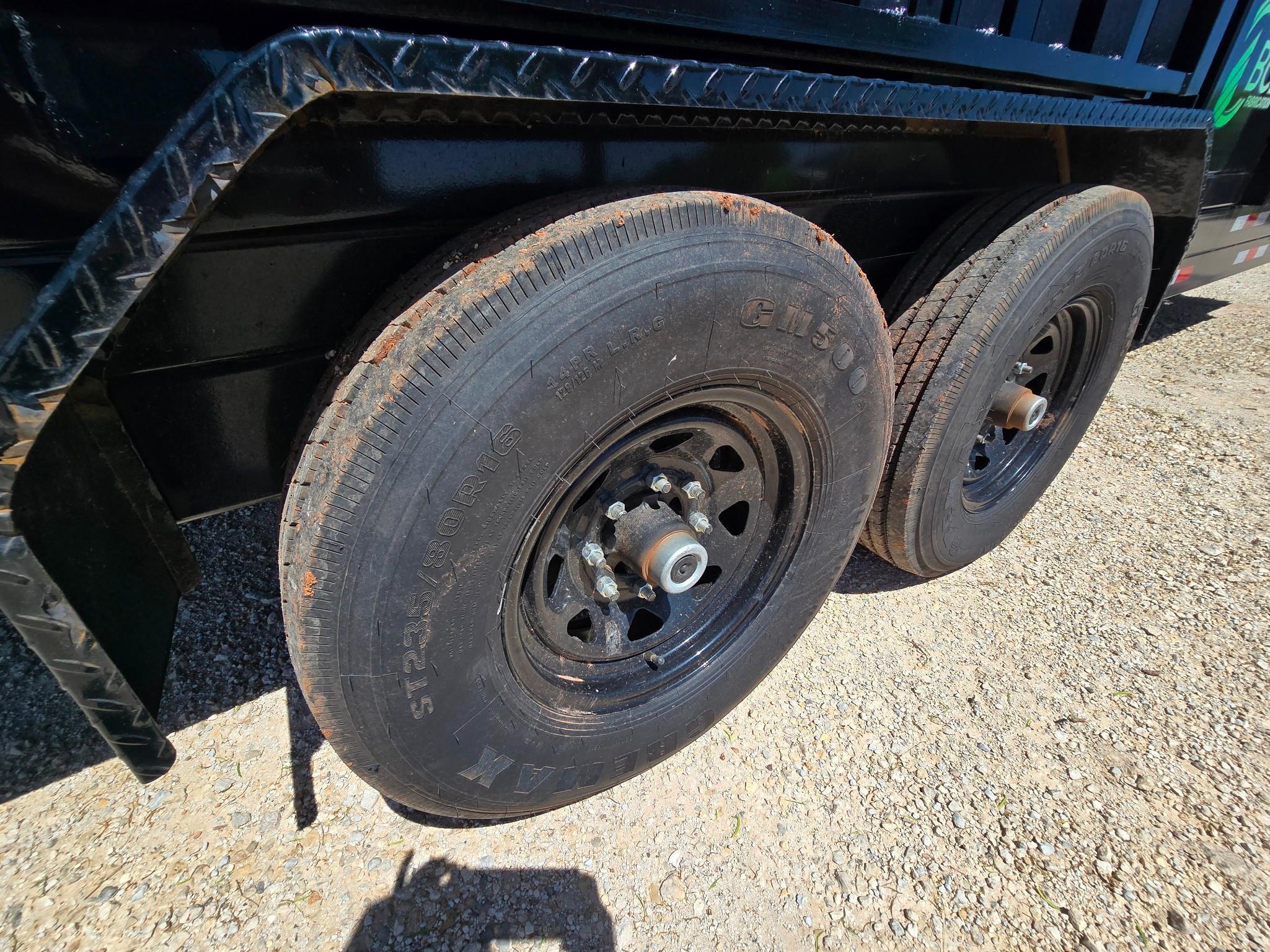 2024 BCL Fabrication Landscape Dump Trailer - Heavy-Duty Utility Trailer for Mulch Debris Hauling
