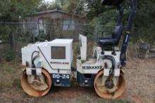 Ingersoll Rand PD-24 Double Drum Vibratory Roller - Low Hours/Jobsite Ready!