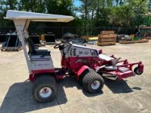 Ventrac 4500Z AWD Articulating Mower  84inch Deck, Duals, Rear Weights, Canopy, 1749 Hours