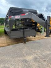 Neckover GL24-2-7K Gooseneck Trailer  24ft Deck, Dual 7K Axles, 14K GVWR