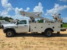 2018 Dodge Ram 5500 Bucket Truck - 4x4, Versalift VST47, 52FT Reach, Dakota Line Body