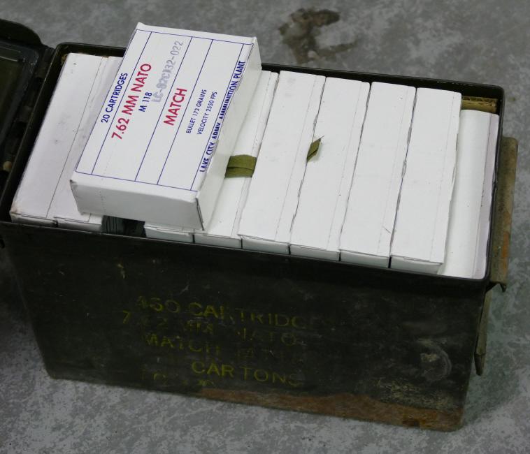Case of 460 rds of 7.62 NATO National Match Ammo