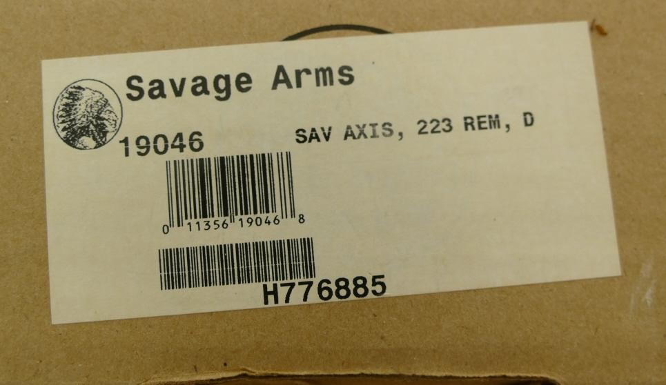 Savage Axis 223 cal Rifle