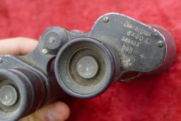 Lot of 3 Military Binoculars