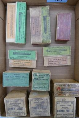 Lot of Early Winchester & UMC 2 piece Ammo Boxes