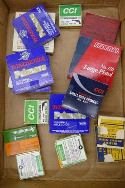 2 Boxes of Primers & Misc Bullets