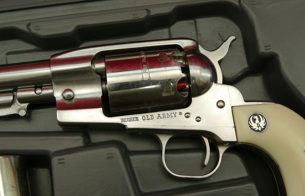 SS Ruger Old Army Rev w/Cart Conversion Cylinder