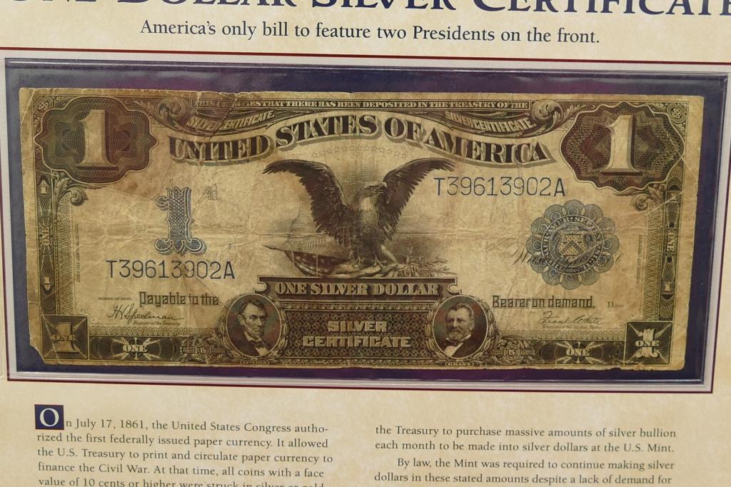 1899 $1 & $5 Silver Certificates