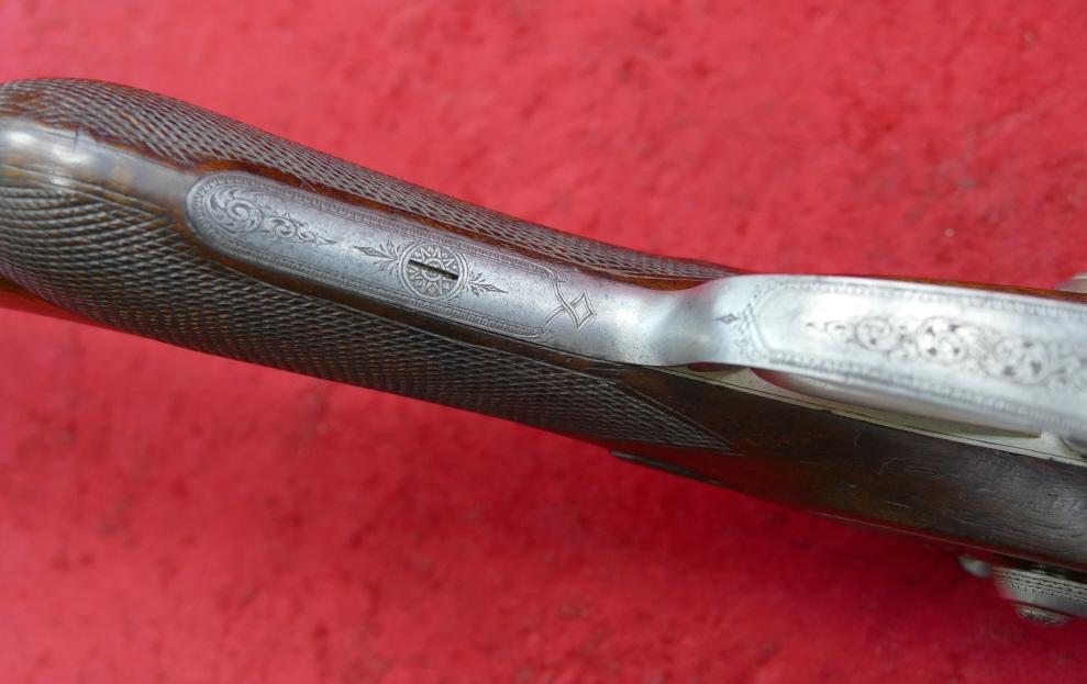 Grade 7 American Arms Co Boston Side Swinger 10ga Dbll