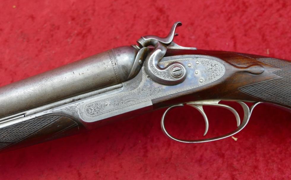 Grade 7 American Arms Co Boston Side Swinger 10ga Dbll