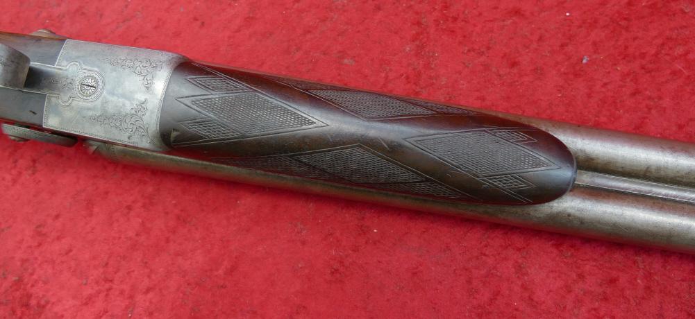 Grade 7 American Arms Co Boston Side Swinger 10ga Dbll