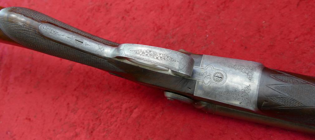 Grade 7 American Arms Co Boston Side Swinger 10ga Dbll