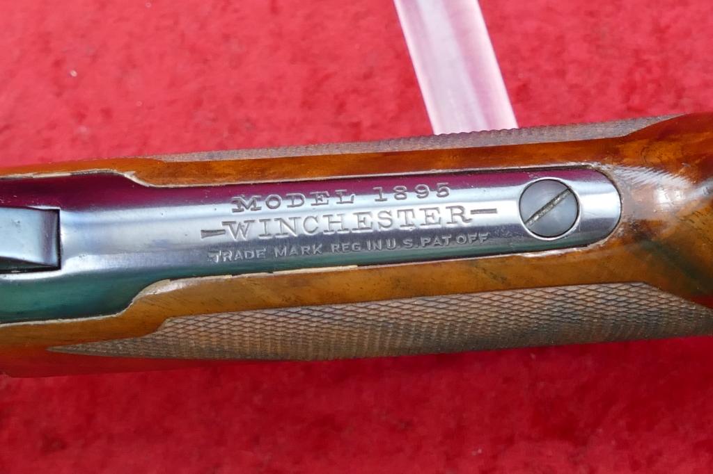Custom Engraved Winchester 1895 405 cal Rifle