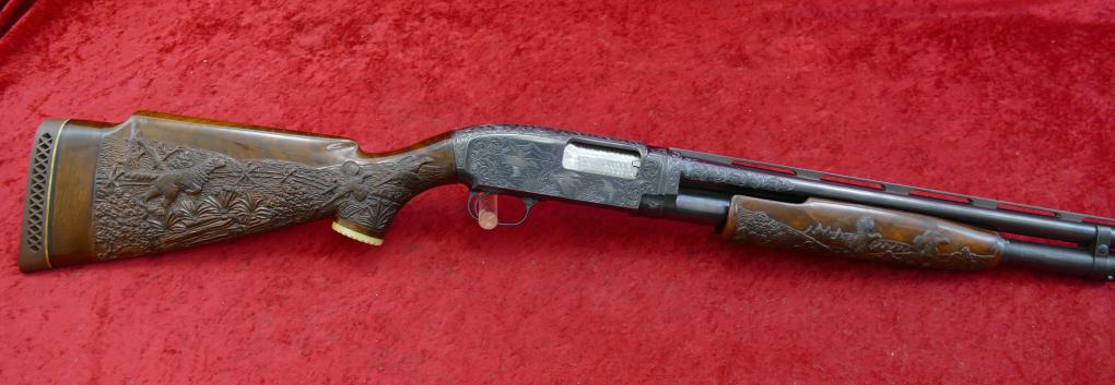 Custom Engraved Winchester Model 12 12 ga