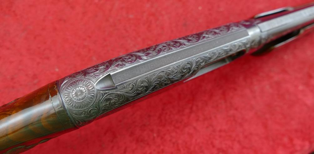 Custom Engraved Winchester Model 12 12 ga