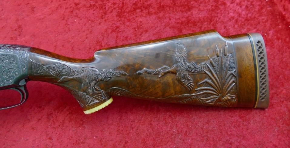 Custom Engraved Winchester Model 12 12 ga