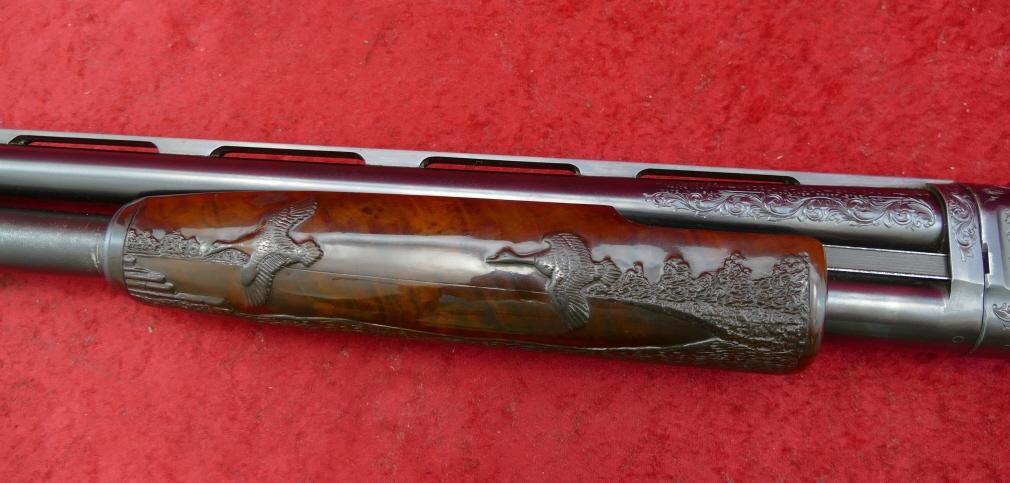 Custom Engraved Winchester Model 12 12 ga