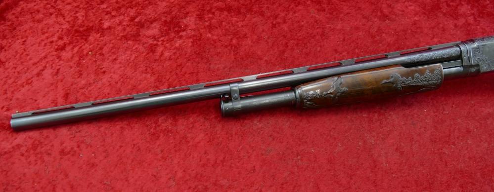 Custom Engraved Winchester Model 12 12 ga