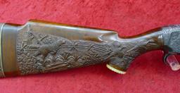 Custom Engraved Winchester Model 12 12 ga