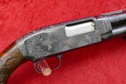 Custom Engraved Winchester Model 12 12 ga
