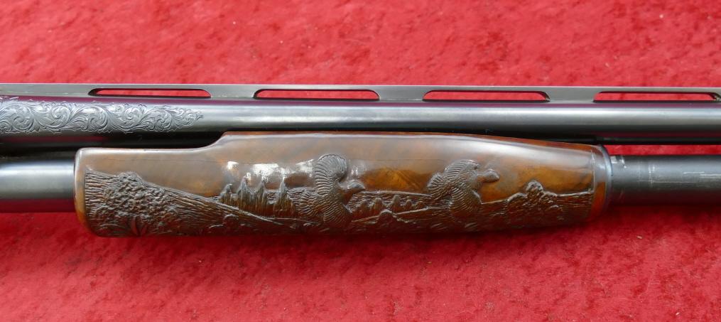 Custom Engraved Winchester Model 12 12 ga