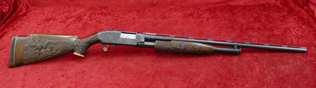 Custom Engraved Winchester Model 12 12 ga