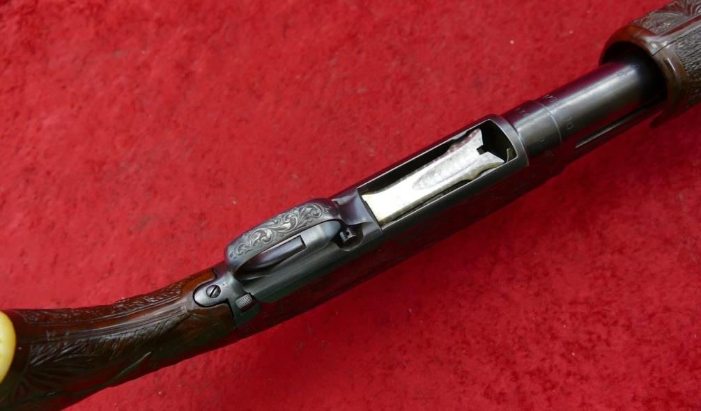 Custom Engraved Winchester Model 12 12 ga