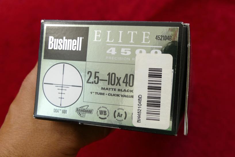 Bushnell Elite 4500 Precision 2.5-10x40mm Scope