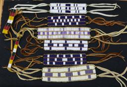 2 Frames of Native American Modern Beadwork
