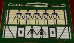 2 Frames of Native American Modern Beadwork