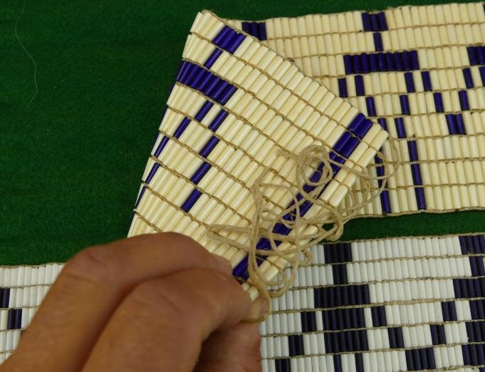 2 Frames of Native American Modern Beadwork