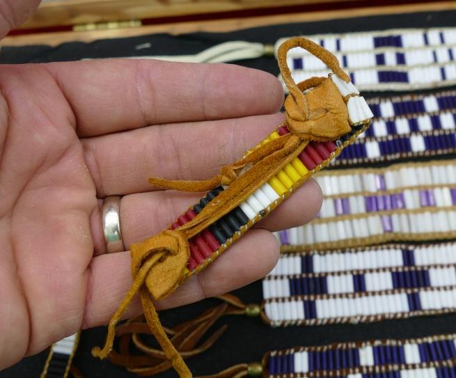 2 Frames of Native American Modern Beadwork