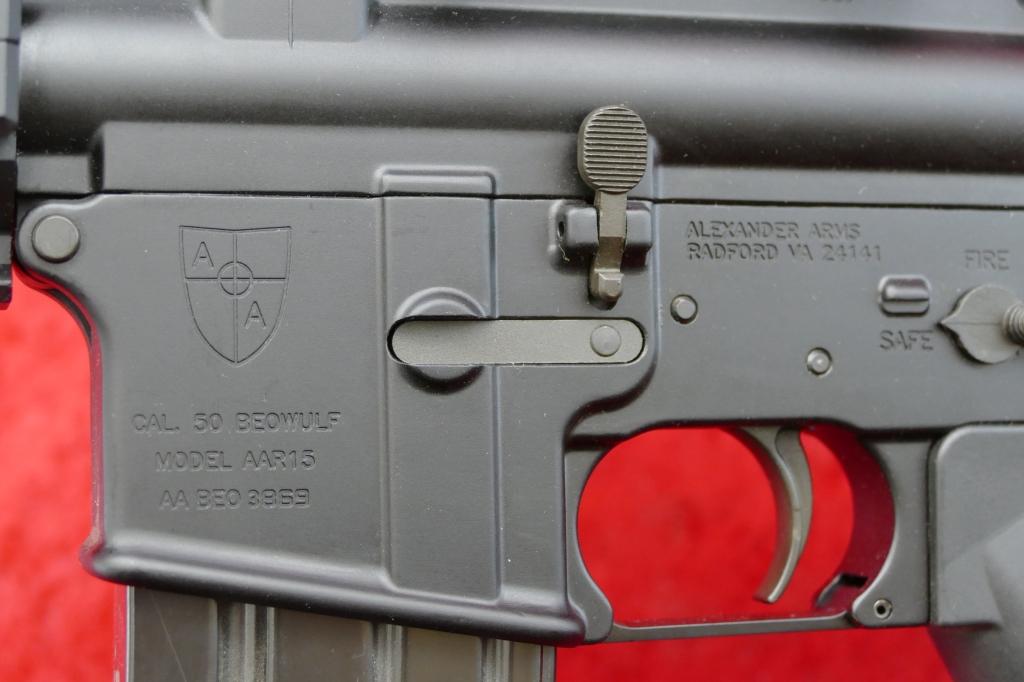 (RM) Alexander Arms AR15 in 50 Beowulf w/Scope